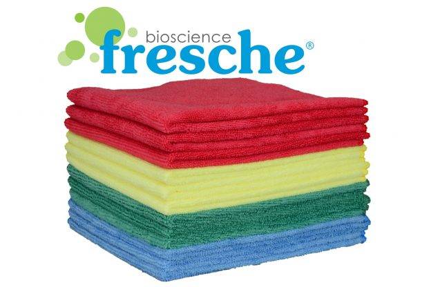 INTRODUCING BUFF™ PRO ANTIMICROBIAL MICROFIBER TOWELS WITH FRESCHE®
