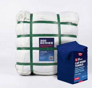 16x16 300 GSM Microfiber Car Wash Towel - Bale of 500