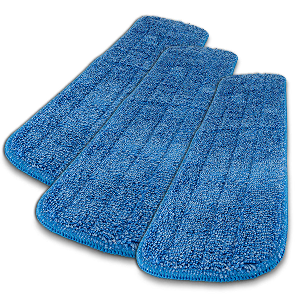 20" Microfiber Wet Mop Pad - Pack of 3