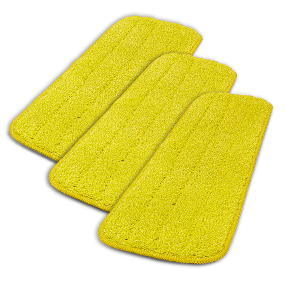 18" Microfiber Wet Mop Pad - Pack of 3