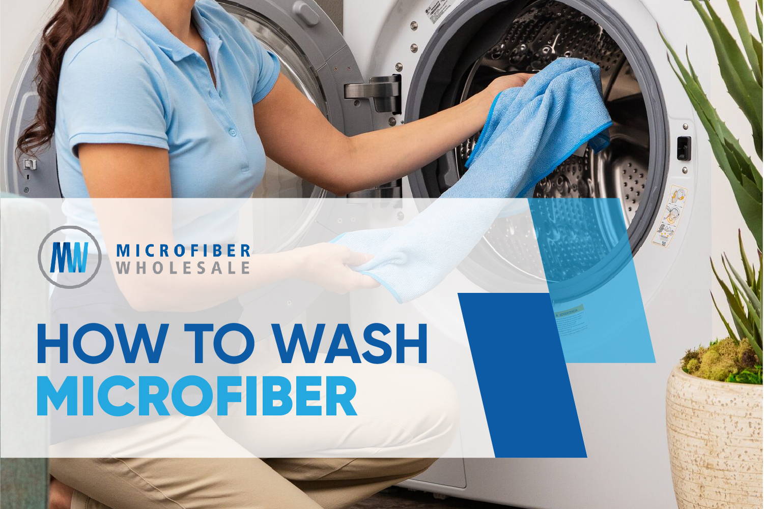 Microfiber Washing Instructions Guide (free infographic)