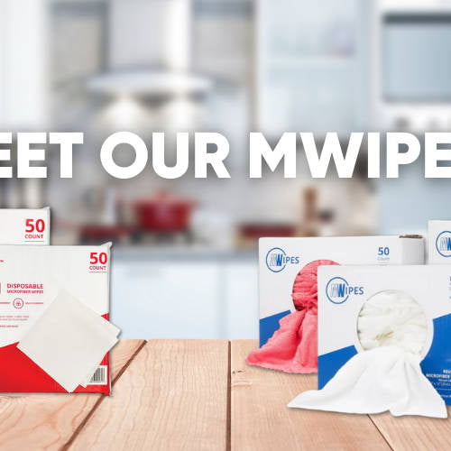 Meet Our Disposable and Reusable Microfiber Wipes