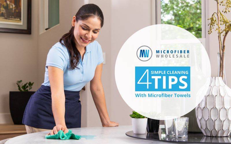 4 SIMPLE MICROFIBER CLOTH CLEANING TIPS – ECO FRIENDLY, NO CHEMICALS NEEDED!