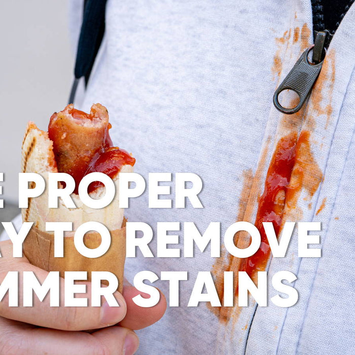 How to Remove Grass, Dirt, Clay, BBQ Sauce, and Other Summer Stains