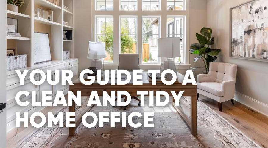 How to Clean and Organize Your Home Office Space