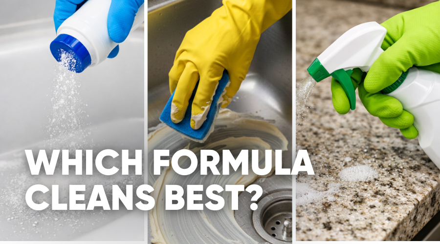Powder vs. Paste vs. Spray Cleaners: Which Formula Cleans Best (and Why)