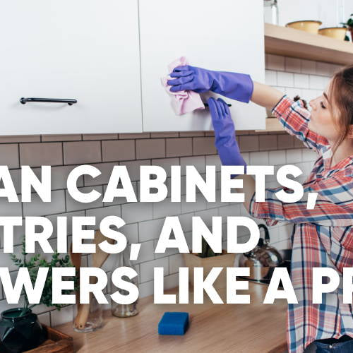 How to Clean Your Kitchen Cabinets, Pantries, and Drawers using Microfiber