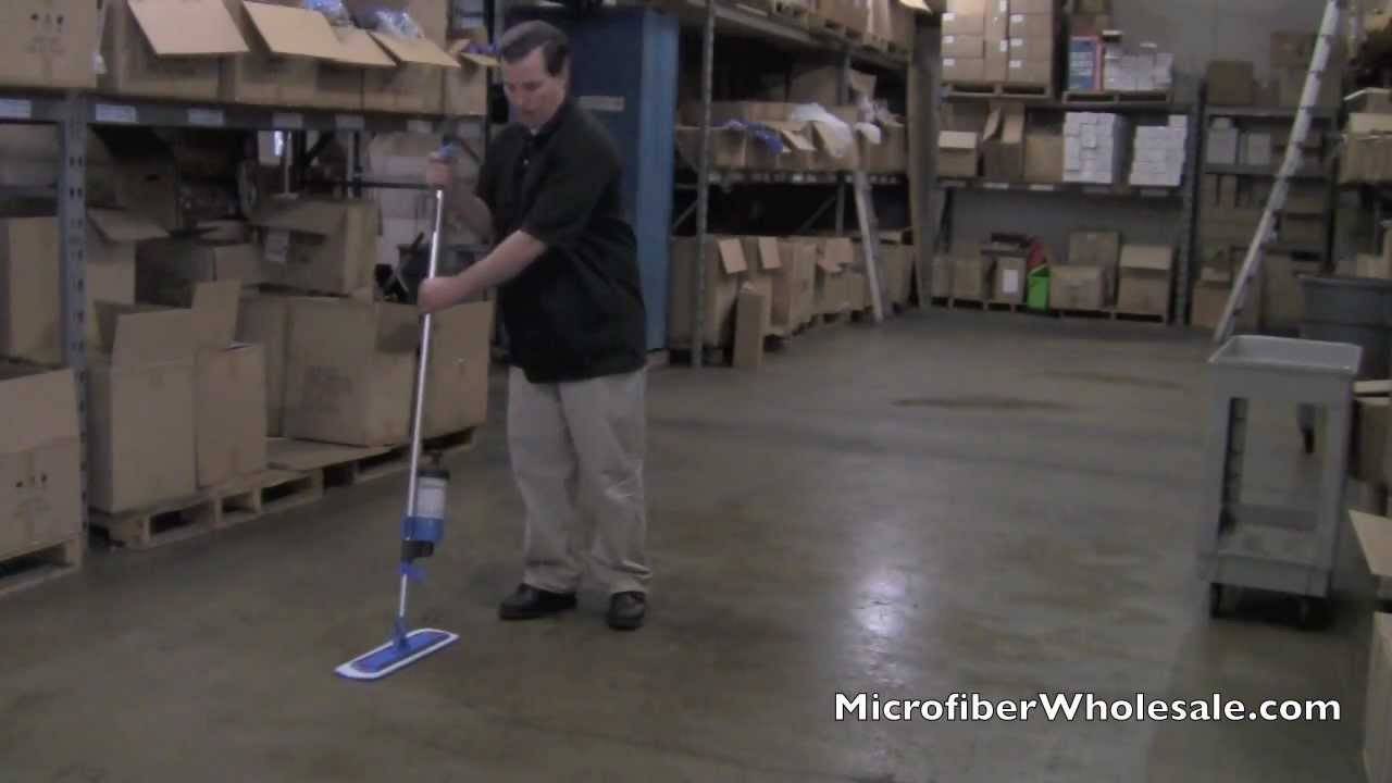 NEW VIDEO: MICROFIBER SPRAYER MOP