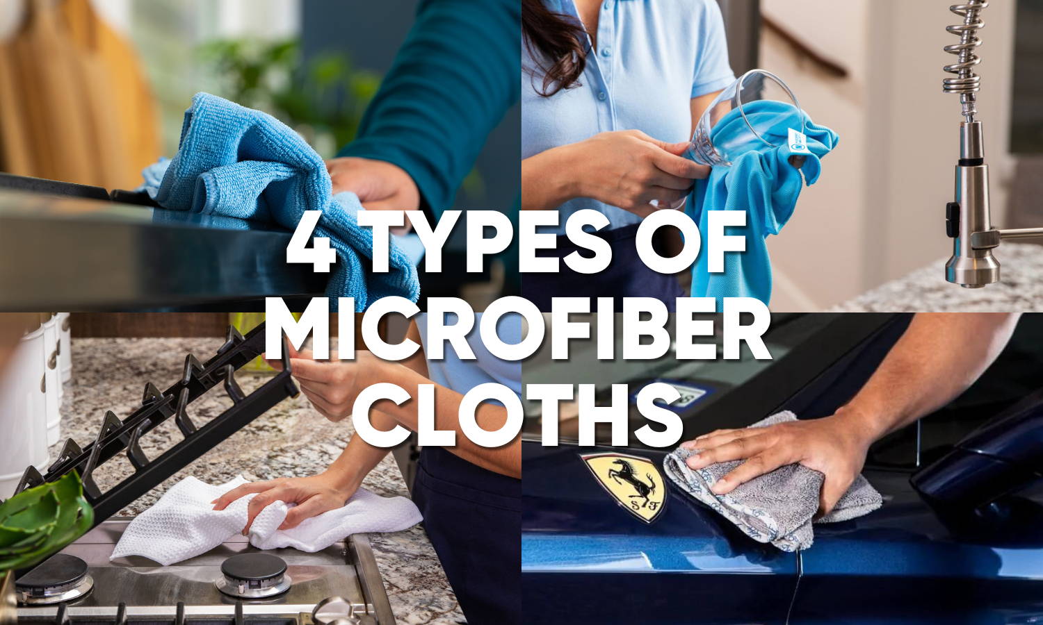 Different Types of Microfiber Cloths