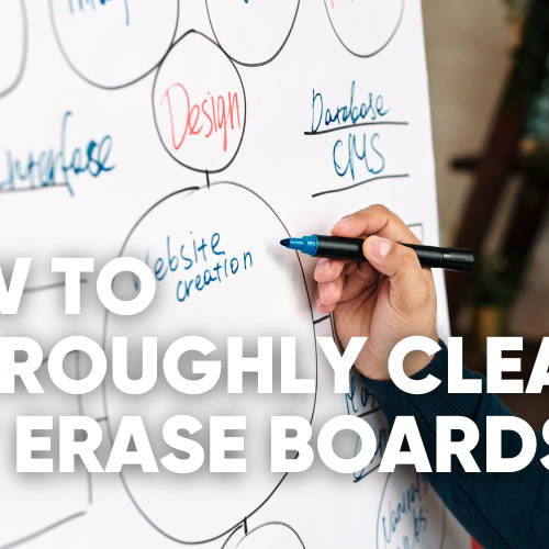 Using Microfiber to Clean Dry Erase Boards