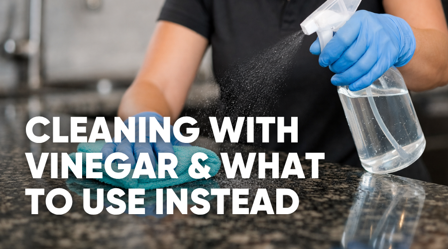 Cleaning with vinegar & what to use instead.