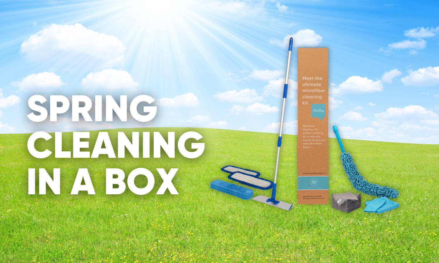 Spring Cleaning in a Box: The Ultimate Microfiber Cleaning Kit