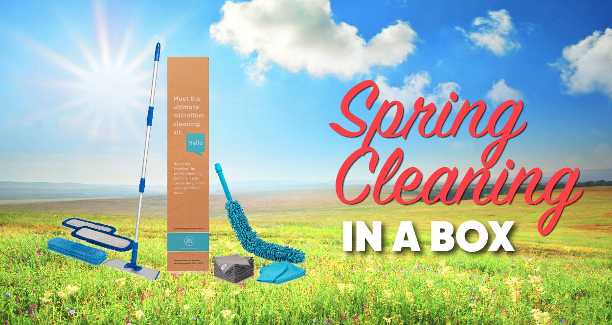Spring Cleaning in a Box: The Ultimate Microfiber Cleaning Kit