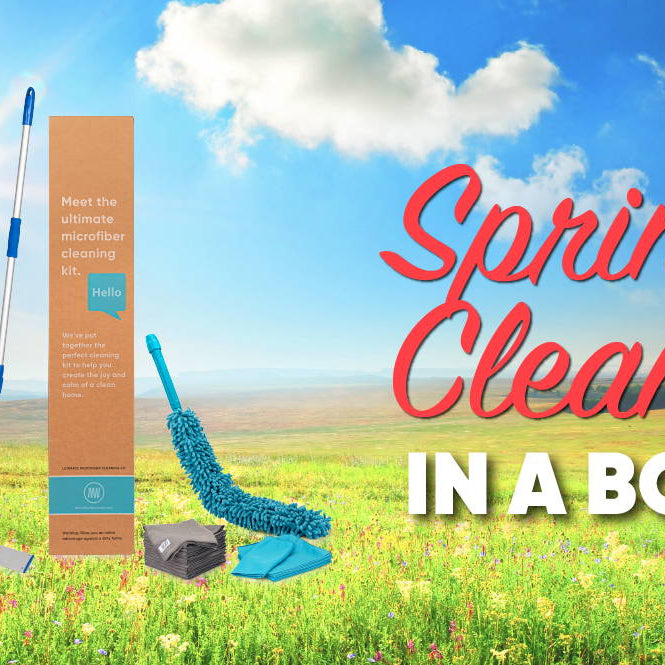 Spring Cleaning in a Box: The Ultimate Microfiber Cleaning Kit