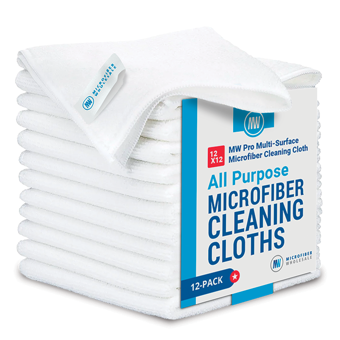 48 Pack of 12”x12” MW Pro Multi-Surface Microfiber Cleaning Cloth