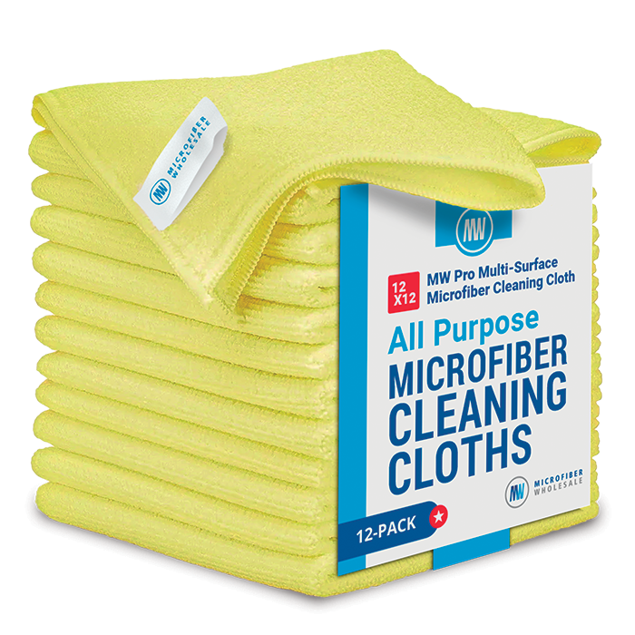 12”x12” Microfiber Cleaning Cloth (10 Colors)