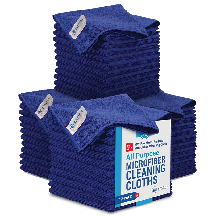 12”x12” Microfiber Cleaning Cloth (10 Colors)