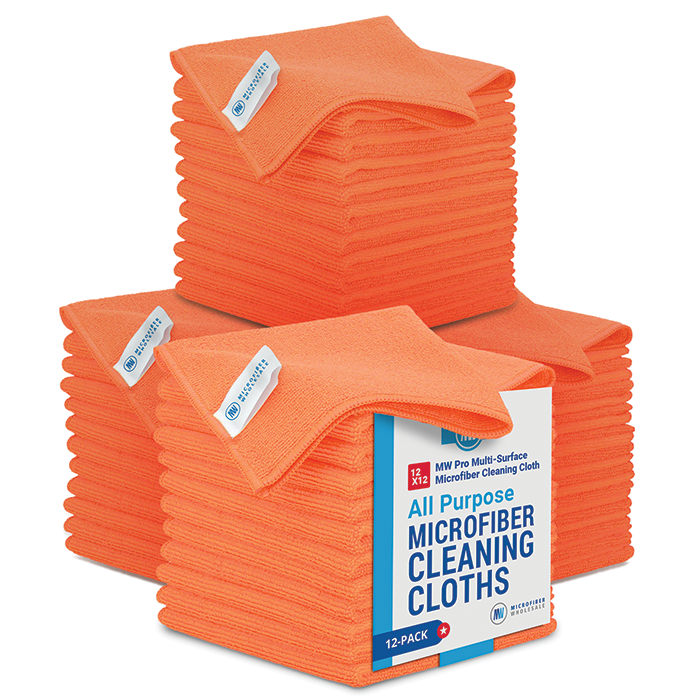 12”x12” Microfiber Cleaning Cloth (10 Colors)