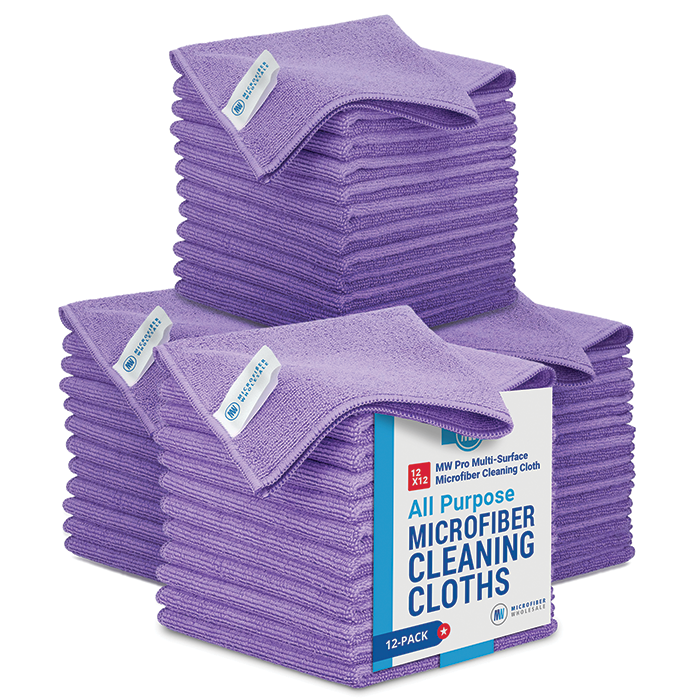 12”x12” Microfiber Cleaning Cloth (10 Colors)