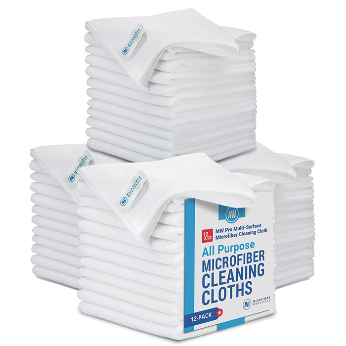 12”x12” Microfiber Cleaning Cloth (10 Colors)