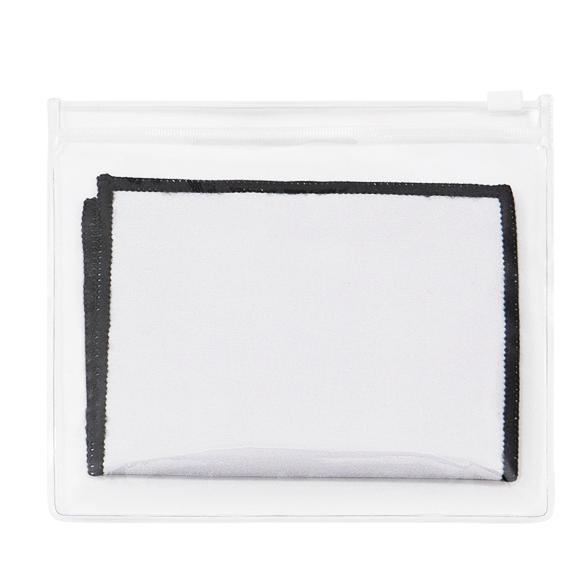 Printed 5"x7" MW Quick Screen & Eyeglass Cleaning Cloths Black Border