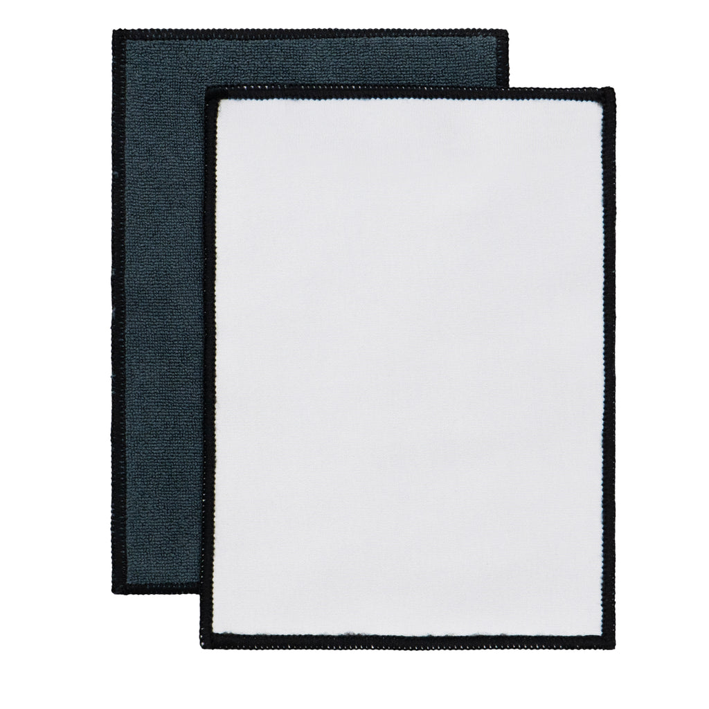 Printed 5"x7" MW Quick Screen & Eyeglass Cleaning Cloths Black Border