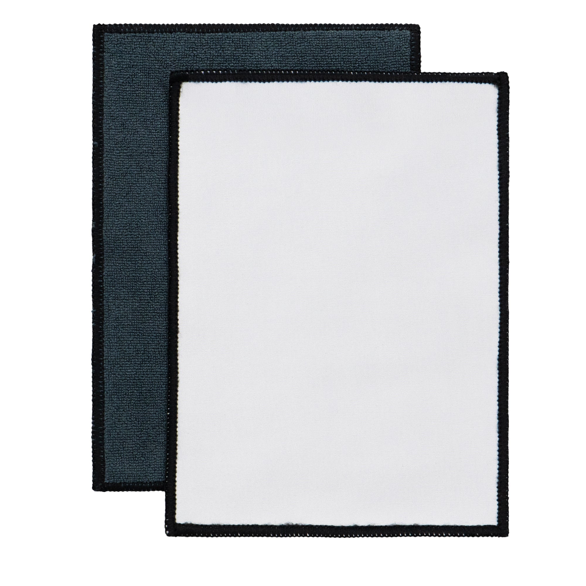 Printed 5"x7" MW Quick Screen & Eyeglass Cleaning Cloths Black Border