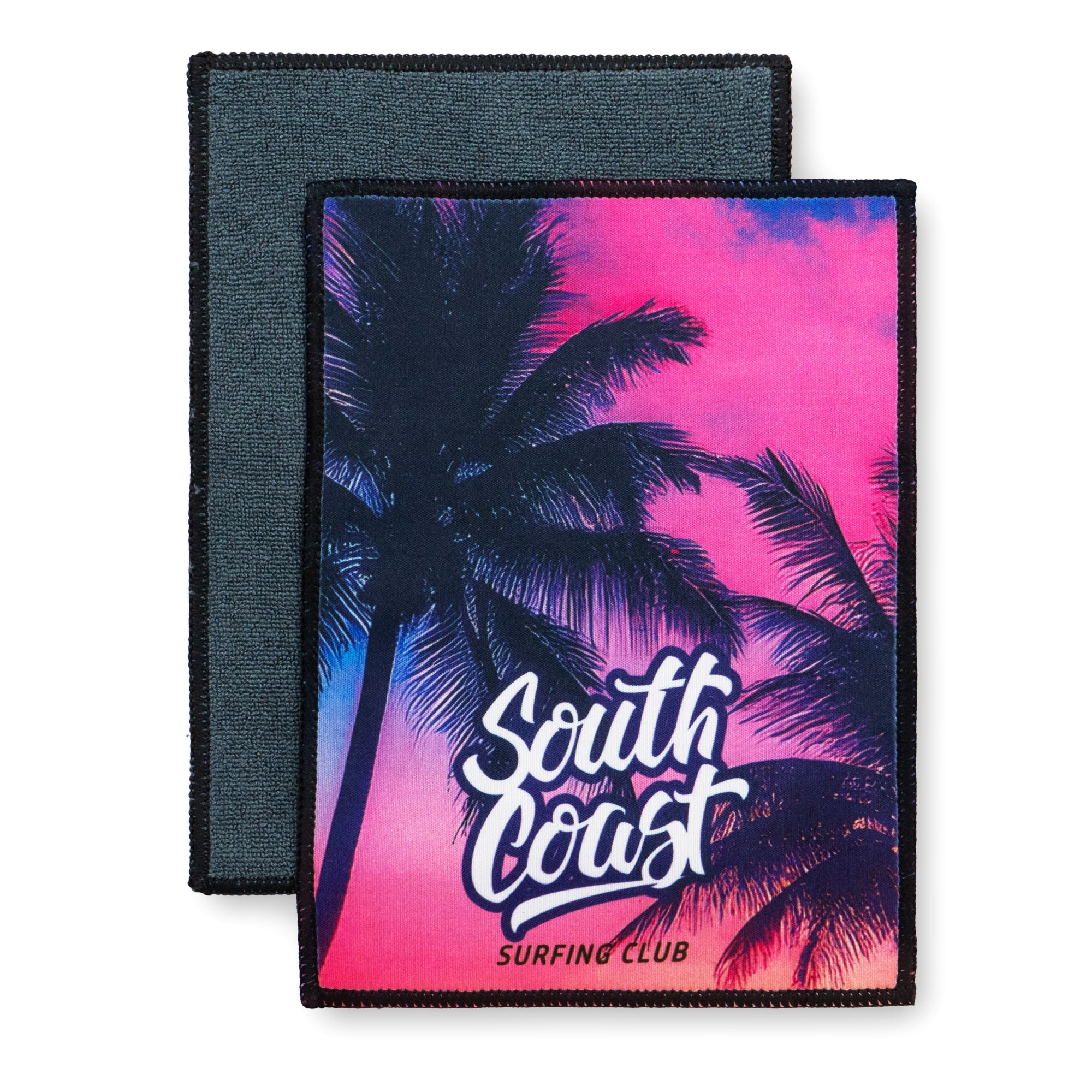 Printed 5"x7" MW Quick Screen & Eyeglass Cleaning Cloths Black Border
