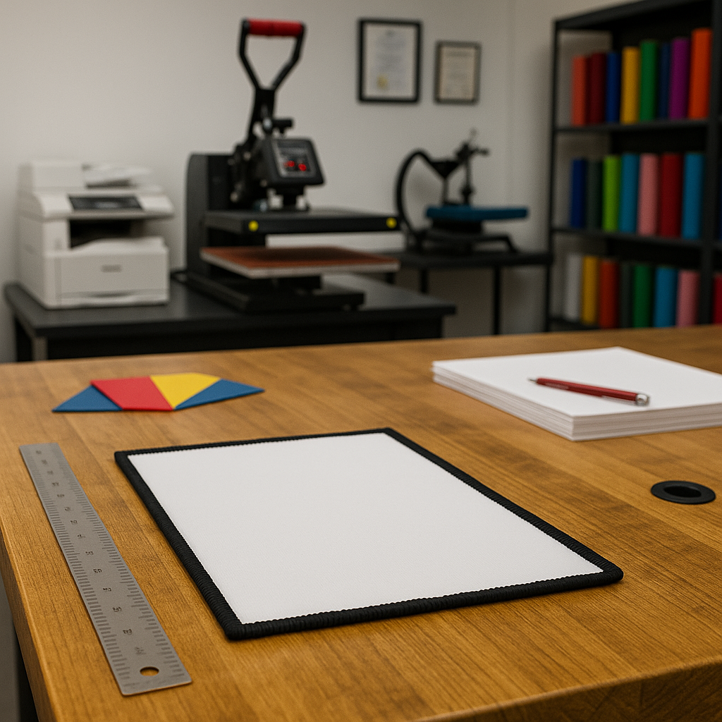 dye sub blank on a table top