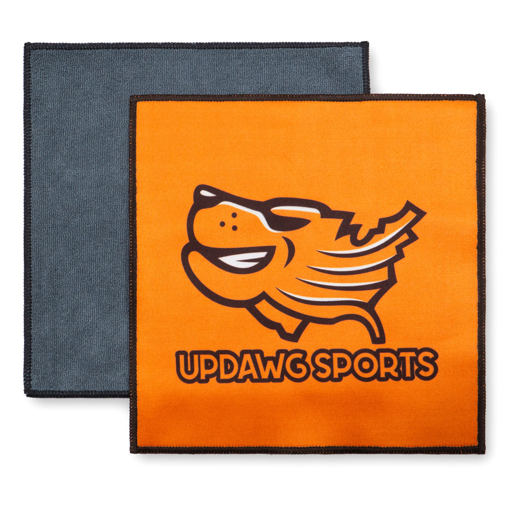 Printed 8"x8" MW Quick Screen & Eyeglass Cleaning Cloths Black Border