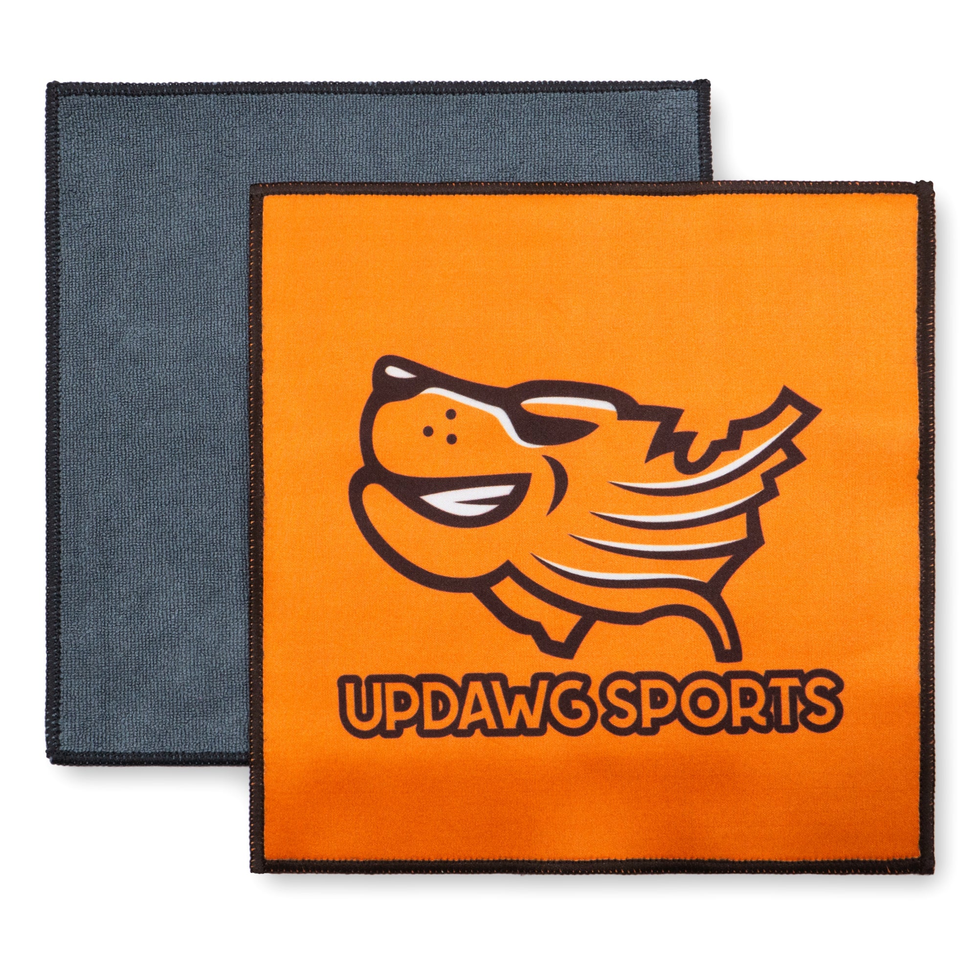 Printed 8"x8" MW Quick Screen & Eyeglass Cleaning Cloths Black Border