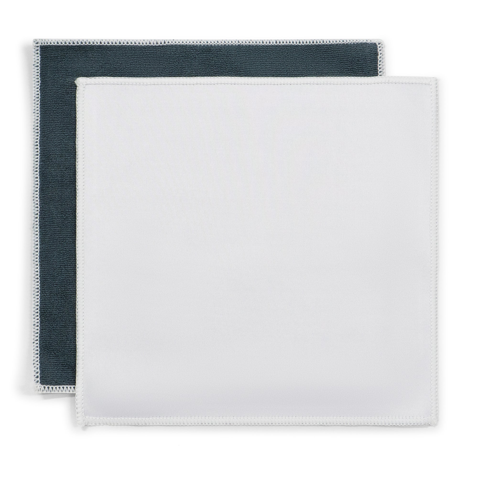 Printed 8"x8" MW Quick Screen & Eyeglass Cleaning Cloths White Border