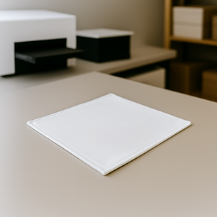 dye sub blank on a tabletop