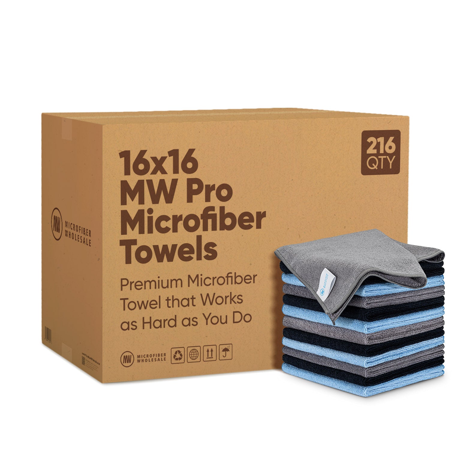 microfiber towels by the case
