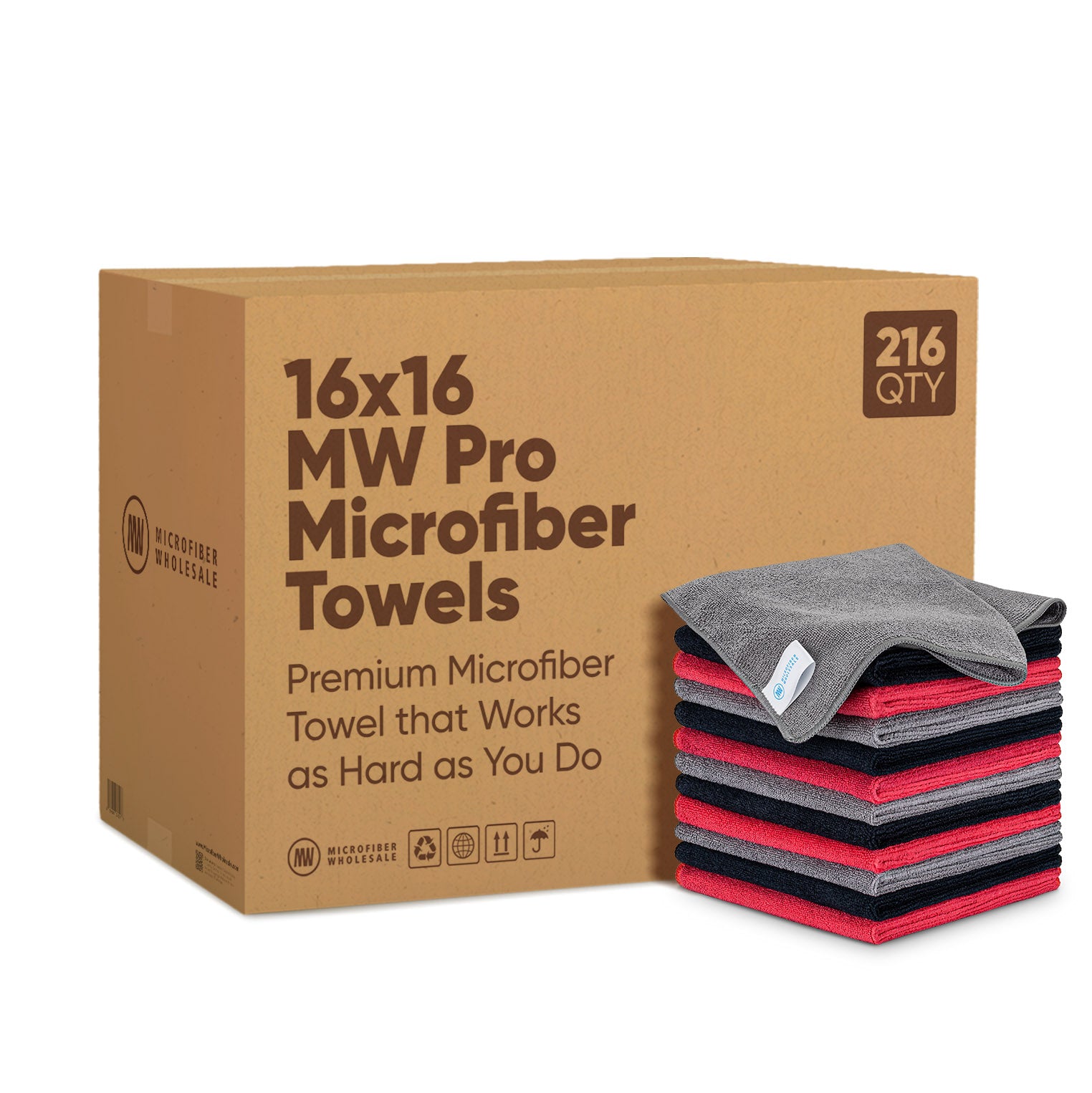 microfiber towels by the case