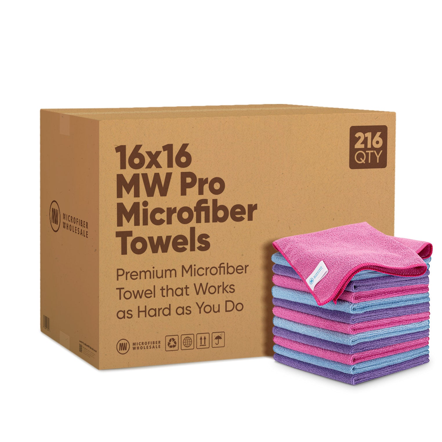 microfiber towels by the case