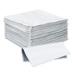 8” x 8” MW Microfiber Quick Cloth with White Border Dye Sublimation Blanks - Pack of 50