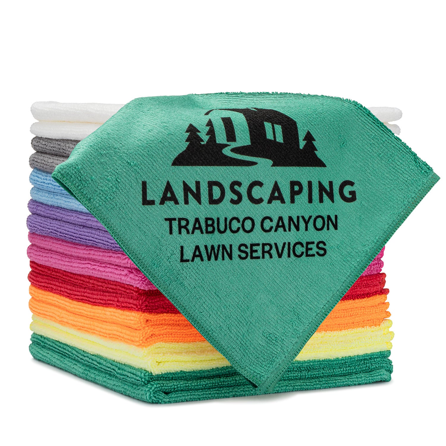 Printed 12"x12" Buff™ Pro Multi-Surface Microfiber Towel