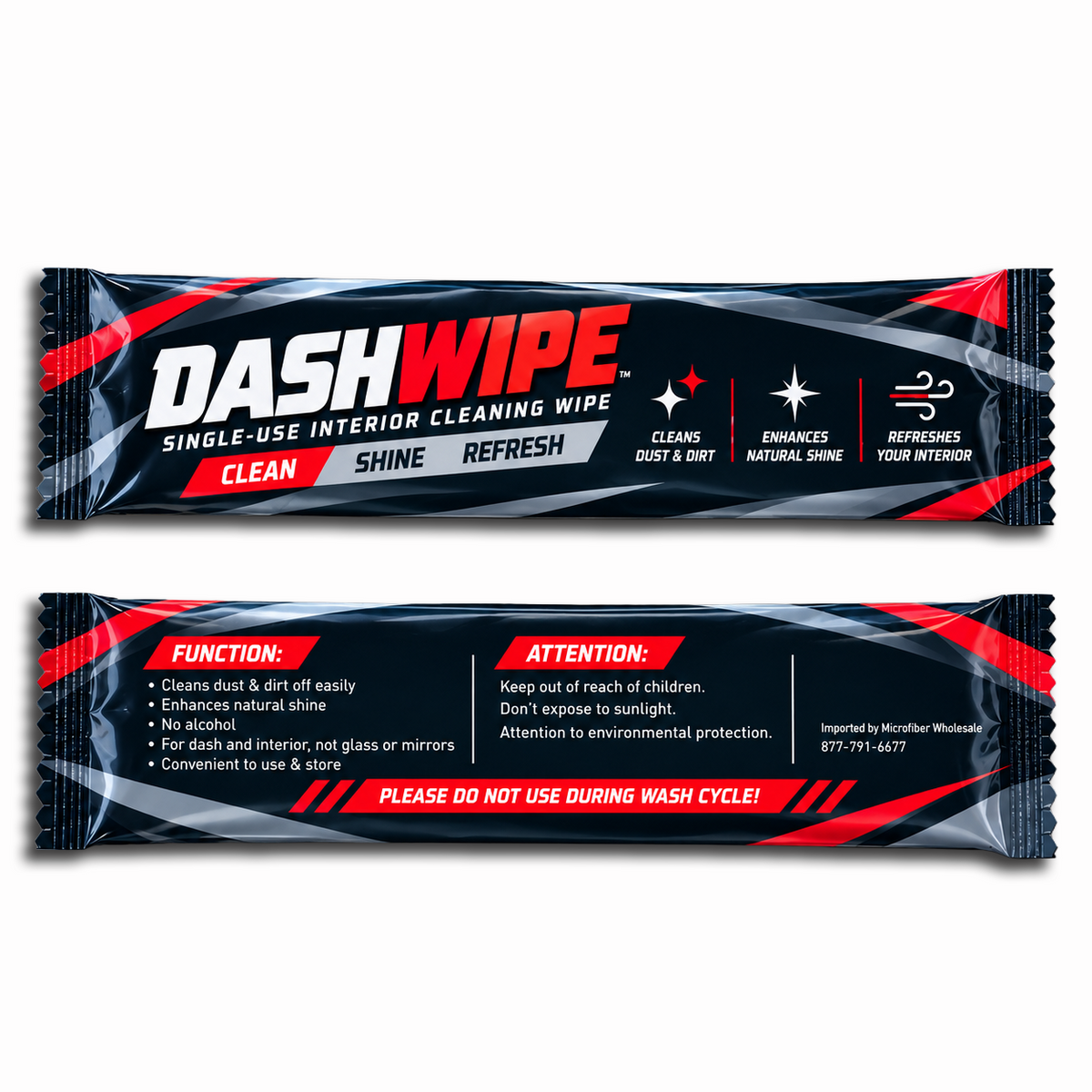 Ready to Ship Dash Wipes - 1000/case