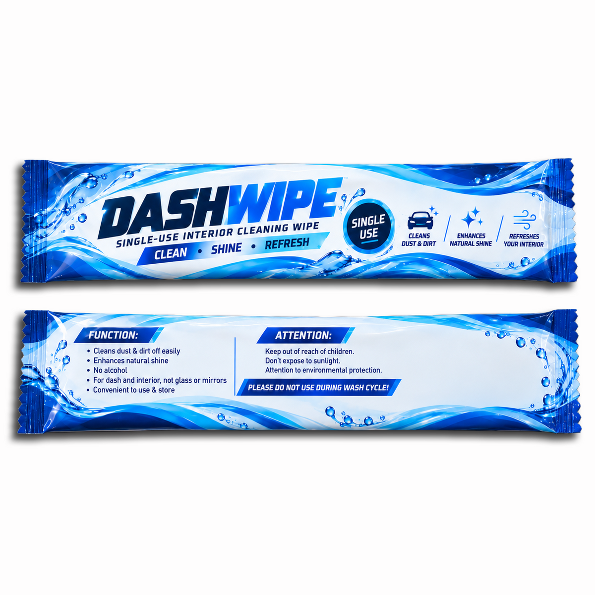 Ready to Ship Dash Wipes - 1000/case