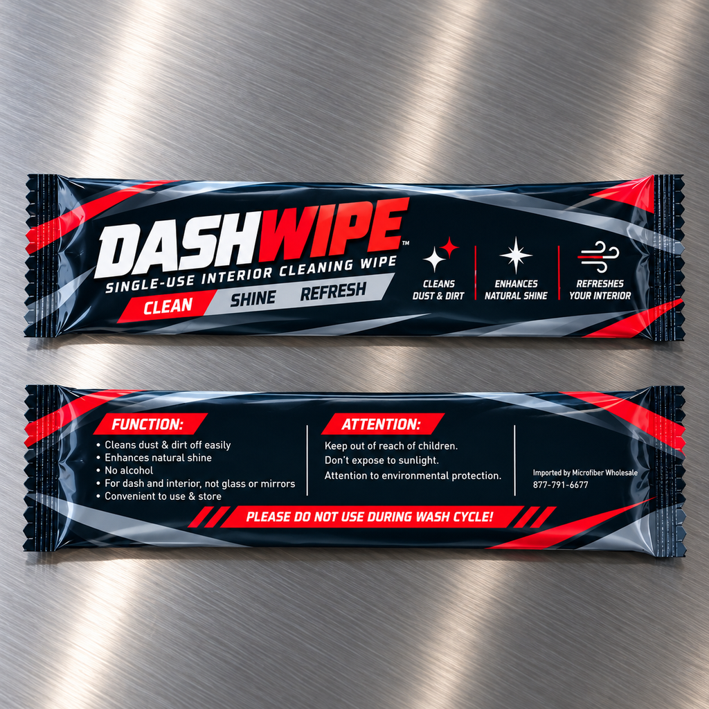 Ready to Ship Dash Wipes - 1000/case