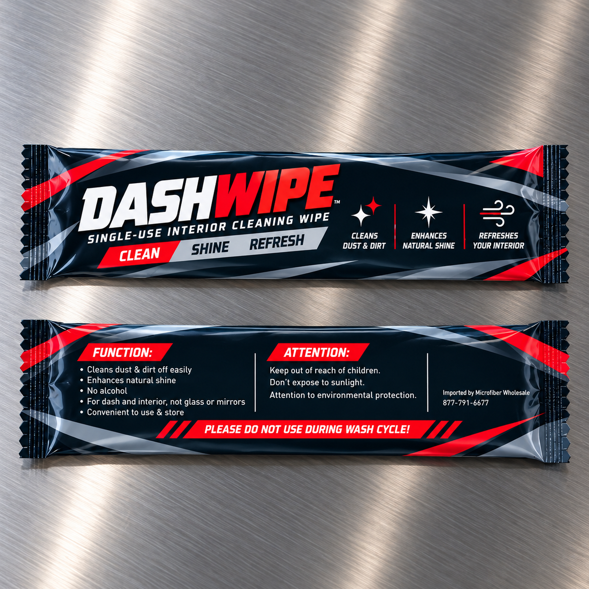 Ready to Ship Dash Wipes - 1000/case