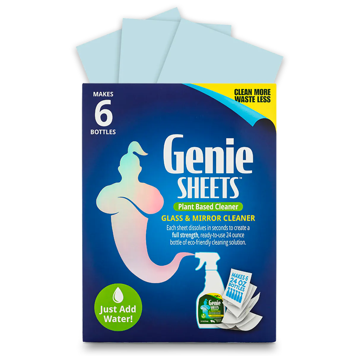 Looking for Refills?Get the Glass & Mirror Genie Sheets in a refill pack.