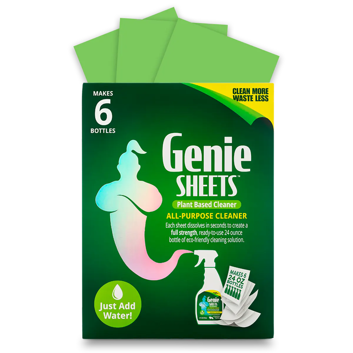 Looking For Refills?Get the All Purpose Genie Sheets in a refill pack of six.