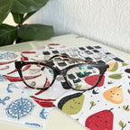 Printed 8"x8" Microfiber Silk Cloth