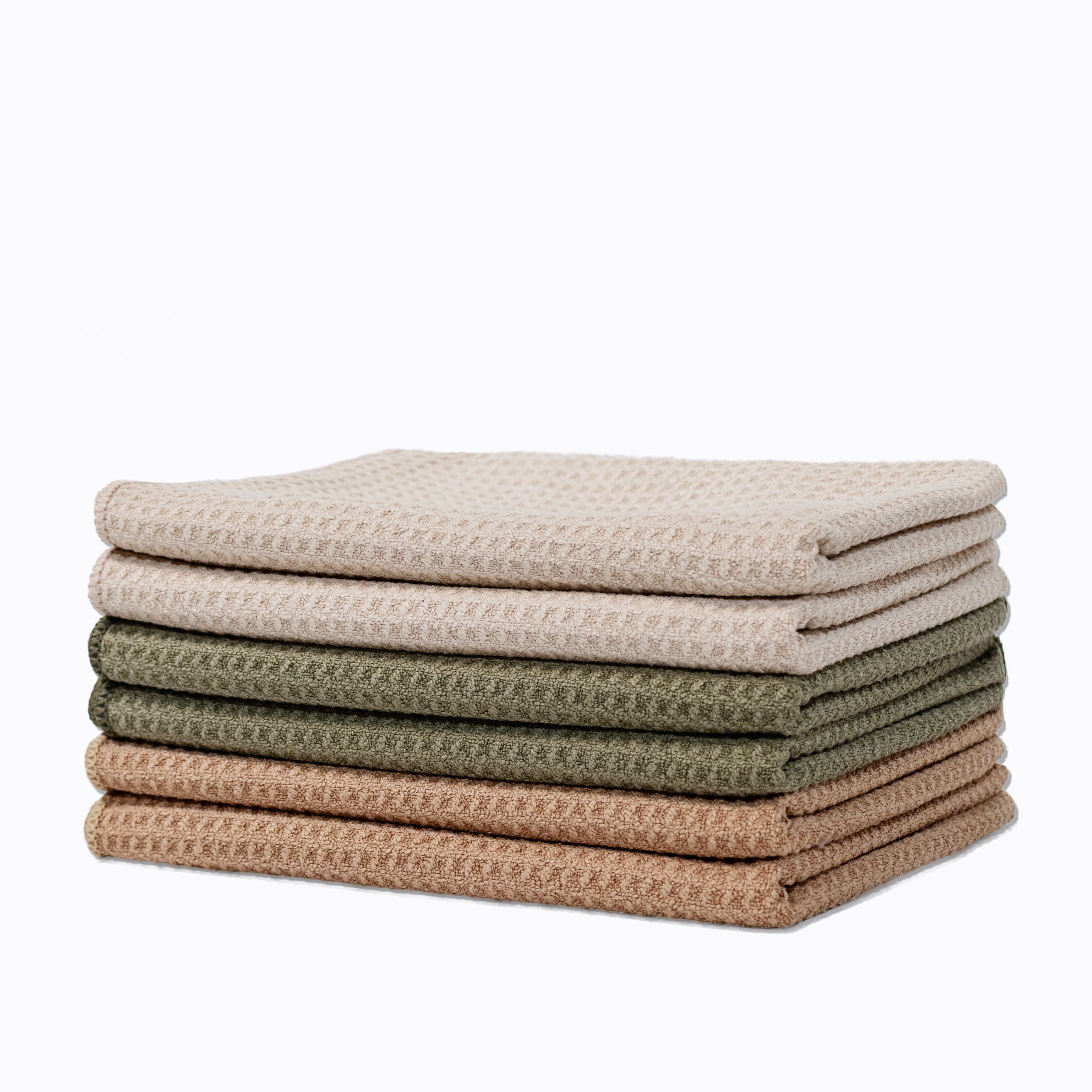 16"x24" Microfiber Waffle Weave Towel - 6 Pack