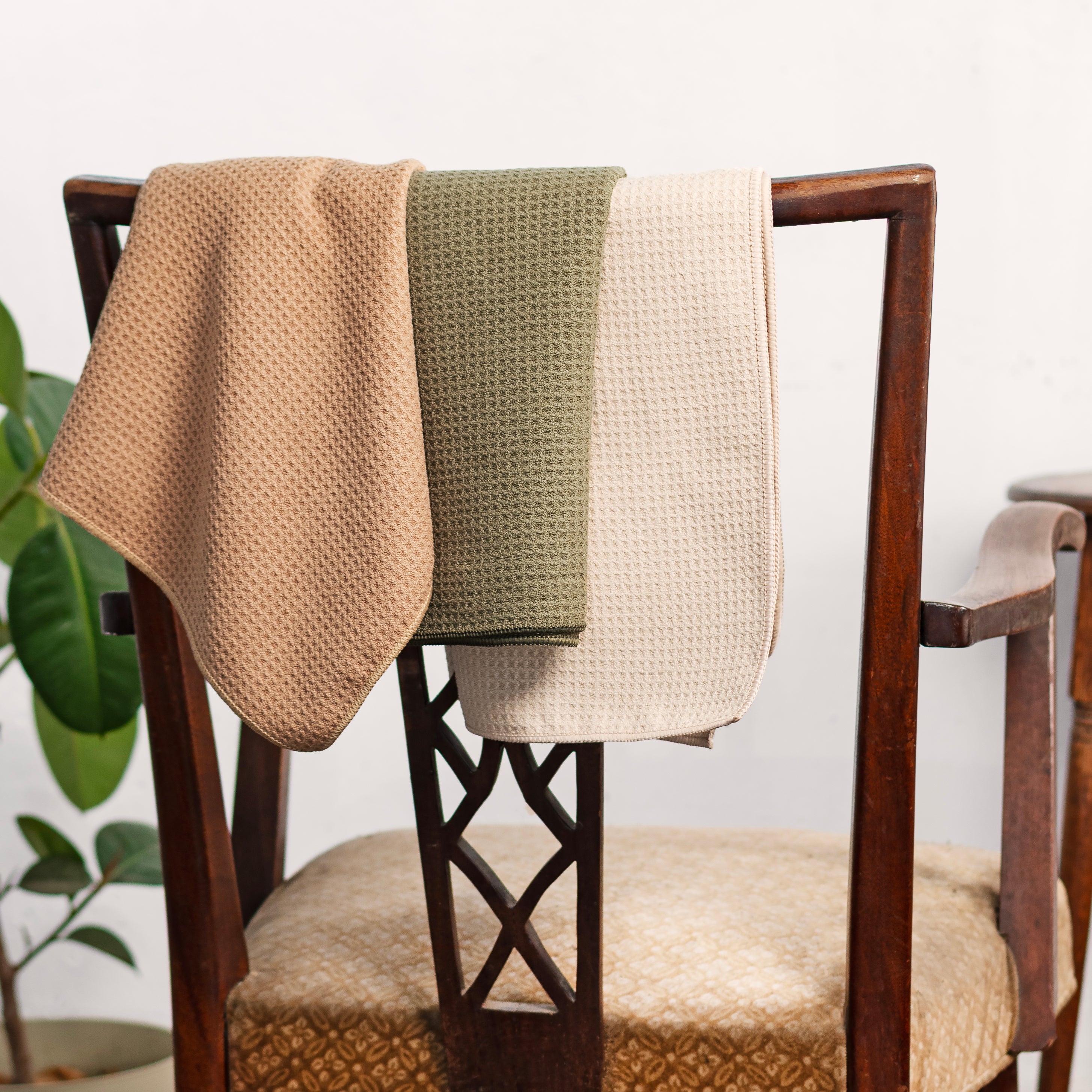 16"x24" Microfiber Waffle Weave Towel - 6 Pack