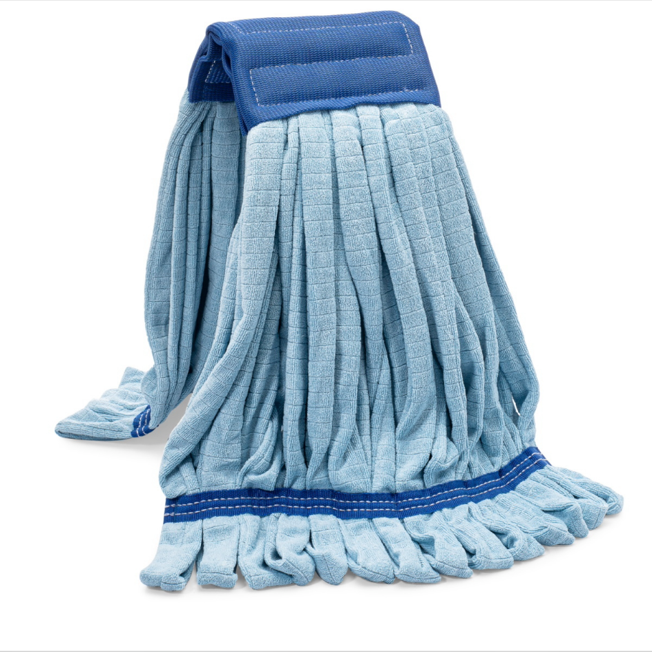 Matthew Cleaning Microfiber Tube Mop (Large,Blue,12Pack) Heavy Duty Mop