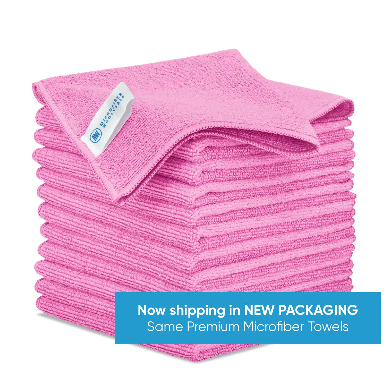 Bulk Lot of 50 Microfiber Cleaning Towel Rags - Assorted Colors 12 x 12  Reusable