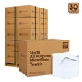 16"x16" All Purpose Microfiber Towels - 30-Case Pallet (200/Case)